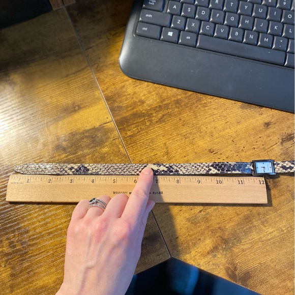 Rebecca Minkoff double wrap bracelet watch, python - Picture 13 of 14